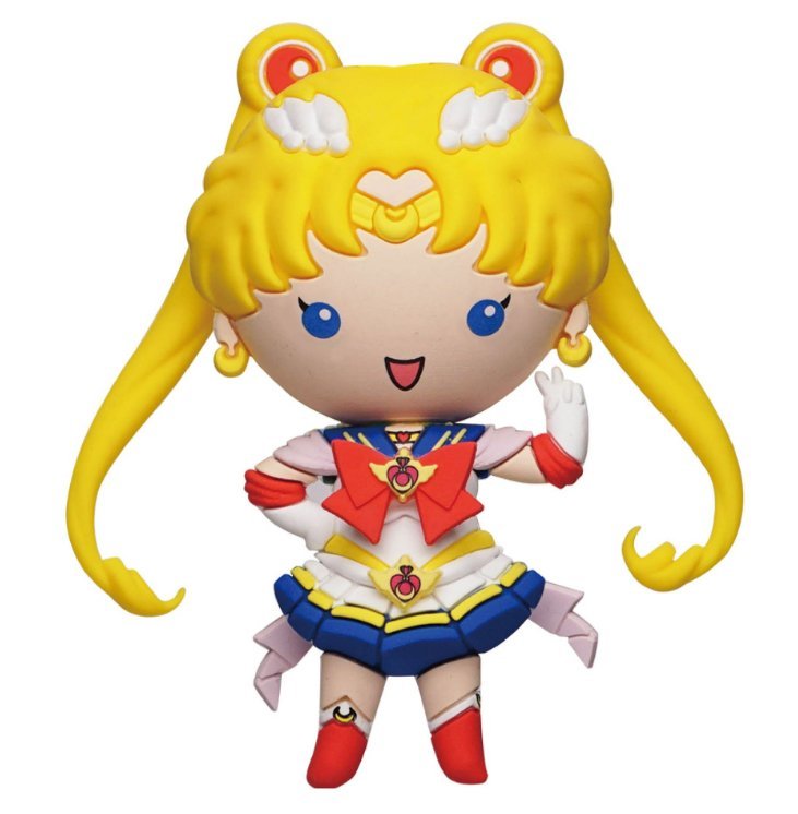 sailor moon super sailor moon figurka magnes 3d monogram