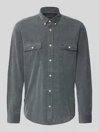 Kurtki męskie - Koszula casualowa z listwą guzikową - miniaturka - grafika 1