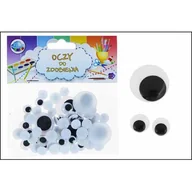 Ozdoby bożonarodzeniowe - Oczy do zdobienia mix - miniaturka - grafika 1