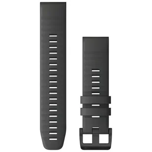 Garmin Quickfit 22 pasek do zegarka, szary silikon z czarnym sprzętem - Paski - miniaturka - grafika 1