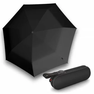 Parasole - KNIRPS X1 BLACK SUPERTHIN - lekki składany mini parasol - grafika 1