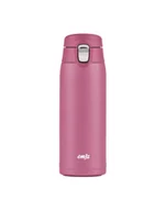 Akcesoria i części AGD - Emsa TRAVEL MUG light thermal mug 0.4 liters pink, flip lid - miniaturka - grafika 1
