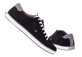 Trampki męskie - Tommy  Hilfiger Buty Męskie Trampki Harlow 1D Black Fm0Fm00596 990 41 - grafika 1