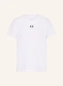 Koszulki i topy damskie - Under Armour T-Shirt Ua Rival Core weiss - UNDER ARMOUR - miniaturka - grafika 1