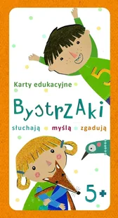 Olesiejuk Sp. z o.o. Bystrzaki widzą, myślą, rysują. Karty aktywizacyjne dla 5 latków Anna Wiśniewska - Książki edukacyjne - miniaturka - grafika 1