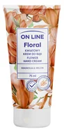 Kremy i maski do rąk - ON LINE Floral Kwiatowy Krem do rąk - Magnolia & Melon 75ml - miniaturka - grafika 1