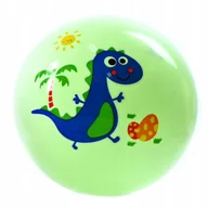 Piłki dla dzieci - DINOZAUR PIŁKA GUMOWA OGRODOWA SZKOLNA 23CM RÓŻNE KOLORY - miniaturka - grafika 1