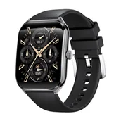 Smartwatch - Smartwatch ST 08 UltraSlime czarny/czarny - miniaturka - grafika 1