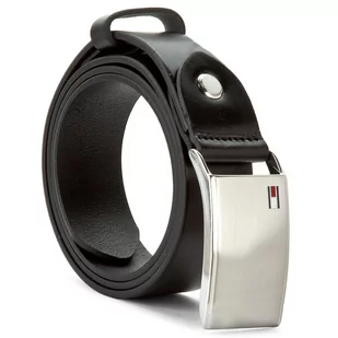 Tommy Hilfiger Pasek Męski Th Plaque Belt 3.5 Adj AM0AM01995 90 002 - Paski - miniaturka - grafika 1