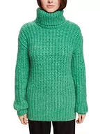 Swetry damskie - ESPRIT Damski sweter 112EE1I320, 330/jasnozielony (light green), XS - miniaturka - grafika 1