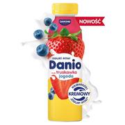 Kefiry, jogurty, maślanki - Danio Jogurt pitny smak truskawka jagoda 270 g - miniaturka - grafika 1