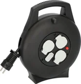 Przedłużacze i rozgałęźniki - Brennenstuhl 1093900600 rozgałęziacz 10 m 3 x gniazdo sieciowe Wewnętrzna Czarny - miniaturka - grafika 1