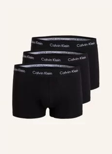 Majtki męskie - Calvin Klein Bokserki Cotton Stretch, 3 Szt. silber - grafika 1