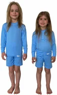 Odzież sportowa dziecięca - SPORT T-shirt z długim rękawem - dziecięca .100 .lazur - miniaturka - grafika 1