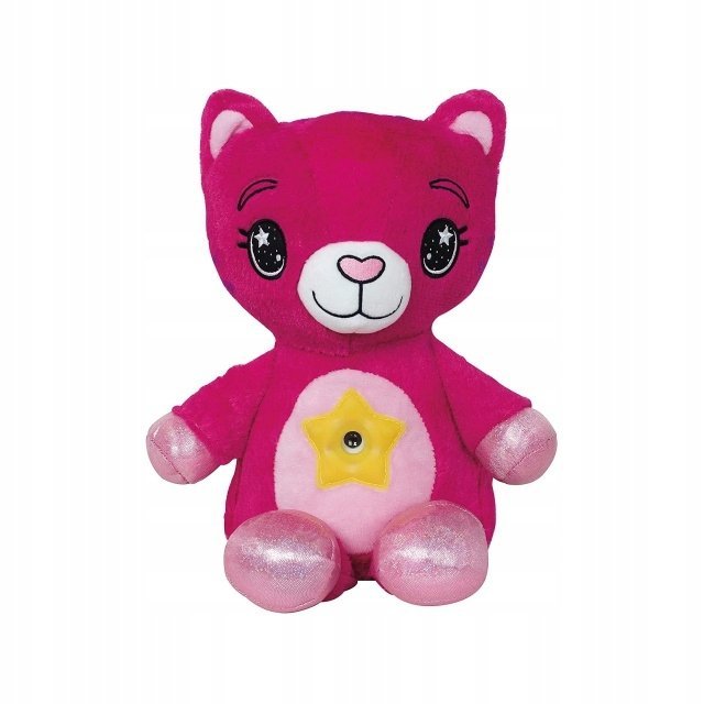 Pluszowy Miś Projektor Gwiazd Gwiezdny Brzuszek Nocna Lampka dla Dzieci