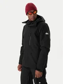 Kurtki narciarskie - Quiksilver Kurtka narciarska Mission Solid EQYTJ03523 Czarny Regular Fit - miniaturka - grafika 1