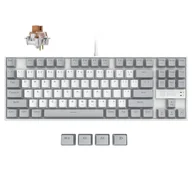 Klawiatury - 3inuS 87-Key 5-in-1 Mechanical Keyboard Hub Dual USB-C Cable Hot-Swappable - Brown Switches - miniaturka - grafika 1