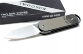 Noże - Nóż składany stal D2 TwoSun TS362 EDC survival G10 - miniaturka - grafika 1