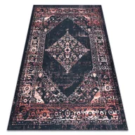 Dywany - Dywan ANTIKA 120 tek, nowoczesny ornament, do prania - / terakota czarny 160x220 cm - miniaturka - grafika 1