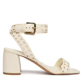 Sandały damskie - Sandały Guess FLJGST PAF03 Kremowy - miniaturka - grafika 1