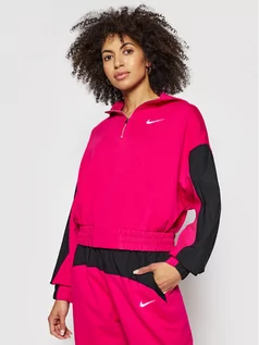 Bluzy damskie - Nike Bluza Sportswear Icon Clash Mix CZ8164 Różowy Oversized Fit - grafika 1