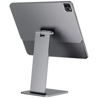 Selfie stick - Podstawka magentyczna / stojak INVZI MagFree do iPad Pro 12" (szara) - miniaturka - grafika 1