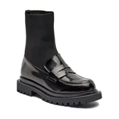 Półbuty damskie - Marc Cain Skórzane loafersy - miniaturka - grafika 1