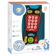 Zabawki interaktywne dla dzieci - Muzyczny pilot z efektami świetlnymi - 17 cm - miniaturka - grafika 1