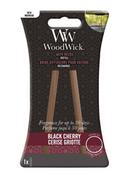 Zapachy samochodowe - Woodwick Black Cherry pałeczki zapachowe do auta WW uzupełnienie Woo000552 - miniaturka - grafika 1