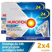 Przeciwbólowe - Reckitt Benckiser Healthcare BENCKISER POLAND) S.A Nurofen Mięśnie i Stawy Plaster leczniczy 2 x 4 sztuki - miniaturka - grafika 1