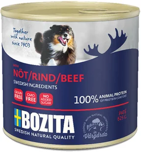 Zestaw Bozita Pate, 24 x 625 g - Wołowina - Mokra karma dla psów - miniaturka - grafika 1