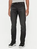 Spodnie męskie - Just Cavalli Jeansy 77OAB500 Czarny Slim Fit - miniaturka - grafika 1