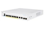 Switche - Cisco CBS350-8P-2G Zarządzany L2/L3 Gigabit Ethernet (10/100/1000) Srebrny CBS350-8P-2G-UK-RF - miniaturka - grafika 1