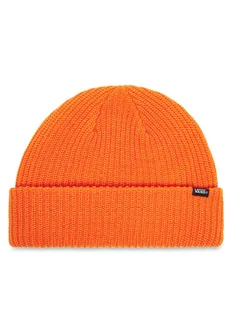 Vans Czapka Core Basic Cuff Beanie VN000QB4FLM1 Pomarańczowy - Czapki damskie - miniaturka - grafika 1