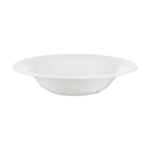 Talerz głęboki porcelanowy 22 cm NAOMI WHITE - Talerze - miniaturka - grafika 1