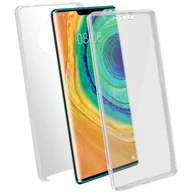 Etui i futerały do telefonów - Etui 360° do Huawei Mate 30 Pro / 30E Pro z przodu i ze sztywnym tyłem — przezroczyste - miniaturka - grafika 1