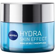Kremy do twarzy - Nivea Hydra Skin Effect Wake-up Gel (50 ml), pielęgnacja dzienna dla wyściełanej i gładkiej skóry, odświeżający krem na dzień z czystym kwasem hialuronowym [HA] nawilżający przez 72 h - miniaturka - grafika 1