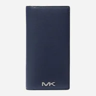 Portfele - Portfel męski na karty Michael Kors 36R4LCOM2U-410 Granatowy (196237660923). Małe portfele i portmonetki męskie - miniaturka - grafika 1