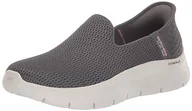 Trampki damskie - Skechers Damskie trampki wsuwane bez użycia rąk Go Walk Flex-Relish, Grafitowy, 38.5 EU - miniaturka - grafika 1