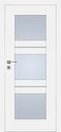 Drzwi wewnętrzne - Dre Drzwi Wewnętrzne Z Szybą Piano 4 Okleina Biała Mat - miniaturka - grafika 1