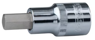 KS Tools 918.1608 1/2 cala Chrome Plus do śrub z łbem walcowym z gniazdem sześciokątnym nasadka stykowa bit, krótkie, 8 MM 4042146131091 - Klucze i nasadki - miniaturka - grafika 1