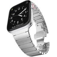 Akcesoria do smartwatchy - Tech-Protect PASEK LINKBAND WATCH 1/2/3/4 (42/44MM) SILVER BRANSOLETA CASE - miniaturka - grafika 1