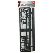 Akcesoria motoryzacyjne - Ramka tablicy rejestracyjnej czarna 4Car - miniaturka - grafika 1