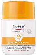 Balsamy i kremy do opalania - Fluid przeciwsłoneczny dla skóry normalnej Eucerin Facial Sunscreen Fluid Mat Fp30 50 ml (4005800125539) - miniaturka - grafika 1