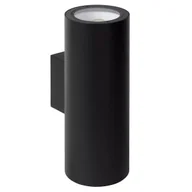 Lampy ogrodowe - Lampa ścienna zewnętrzna VOLANTIS 27807/02/30 Lucide IP54 góra-dół czarna - miniaturka - grafika 1