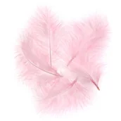 Pasmanteria - Pióra Indycze 15 Cm, 5 Szt. Różowe Dpcraft - miniaturka - grafika 1