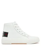 Trampki damskie - LOVE MOSCHINO Trampki JA15022G1MIA0100 Biały - miniaturka - grafika 1