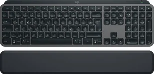 Logitech MX Keys S klawiatura Biuro RF Wireless + Bluetooth QWERTZ Niemiecki Grafitowy - Klawiatury - miniaturka - grafika 1