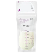 Akcesoria do karmienia - Avent, torebki do przechowywania pokarmu, SCF603/25, 25 sztuk USZKODZONE OPAKOWANIE - miniaturka - grafika 1