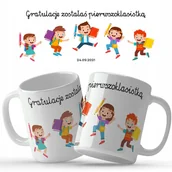 Kubki - Kubek Biały Prezent DLA UCZNIA ŚLUBOWANIE Wzory - miniaturka - grafika 1